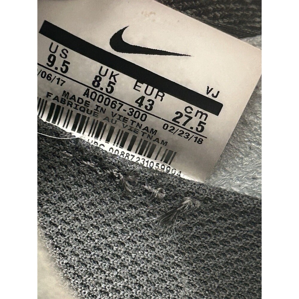Nike Epic React Flyknit Cargo Khaki Men 9.5 Olive Green Running Shoes AQ0067-300 - Picture 7 of 9